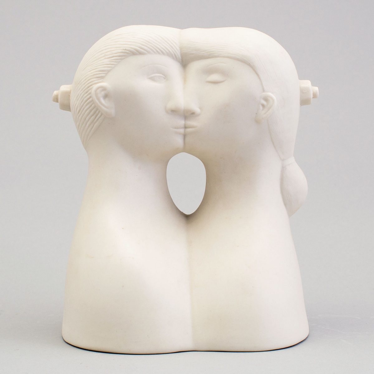 "De tu" (The Two). 1977. Height 18 cm / 7.1 in.