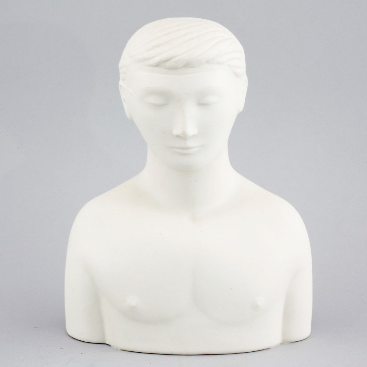 "Mannen med masken" (The man with the mask). 1977. Height 24 cm / 9.4 in.