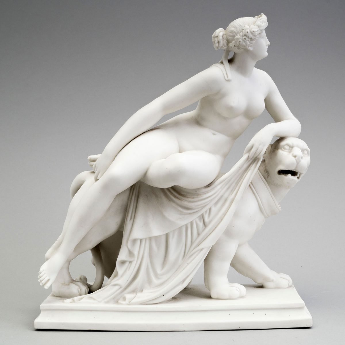 Parian sculpture "Ariadne". 1868-1925. Height 45 cm / 17.7 inches.